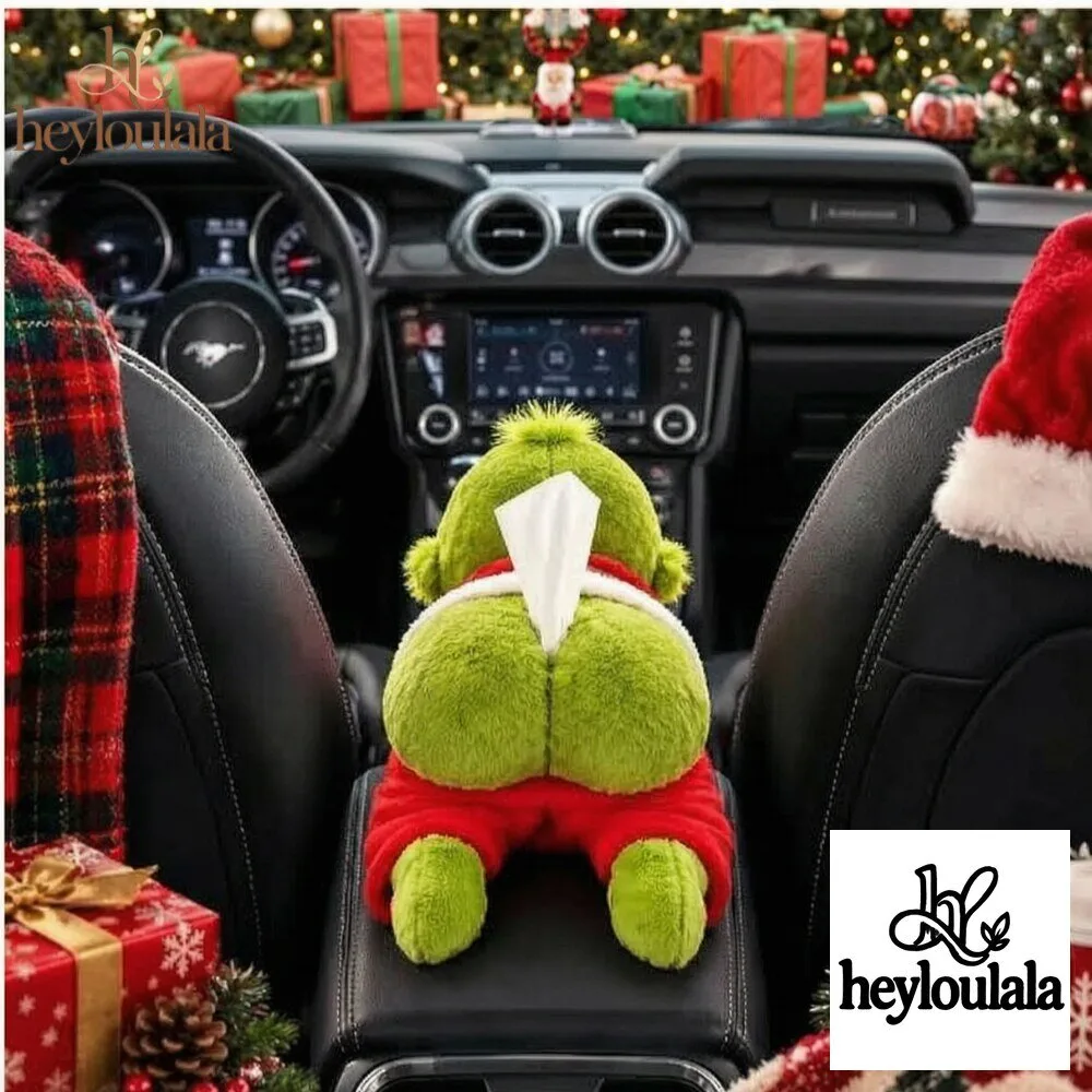 Cheekynook Grinch Butt Christmas Plush Tissue Box Holder 15 Cheekynook Grinch Butt Christmas Plush Tissue Box Holder